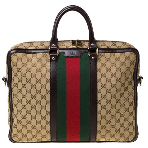 gucci shoulder strap briefcase.